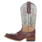 Circle G - Women's Desert Stamp Square Toe Boot