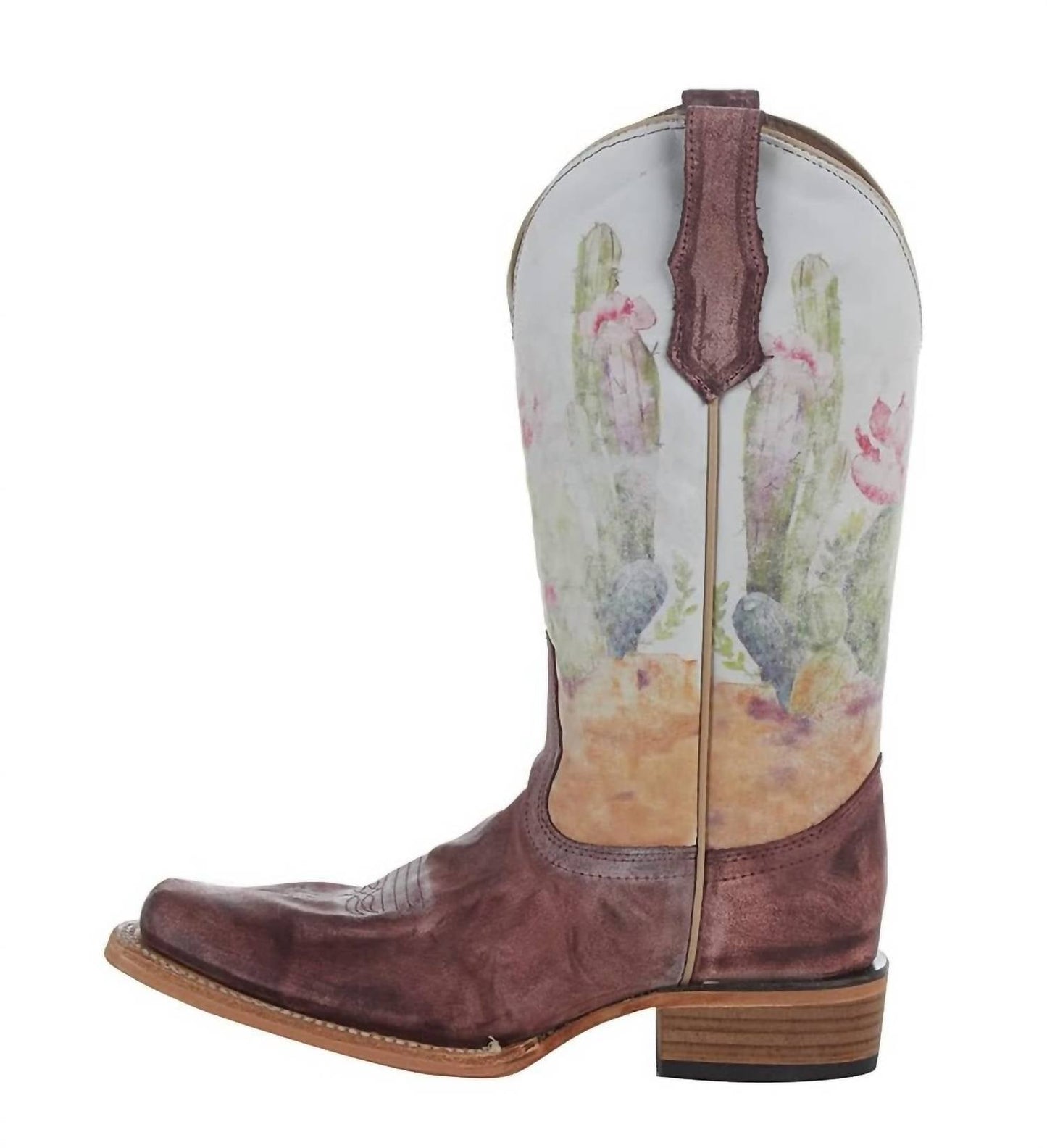 Circle G - Women's Desert Stamp Square Toe Boot
