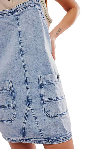 Free People - Overall Smock Mini Top