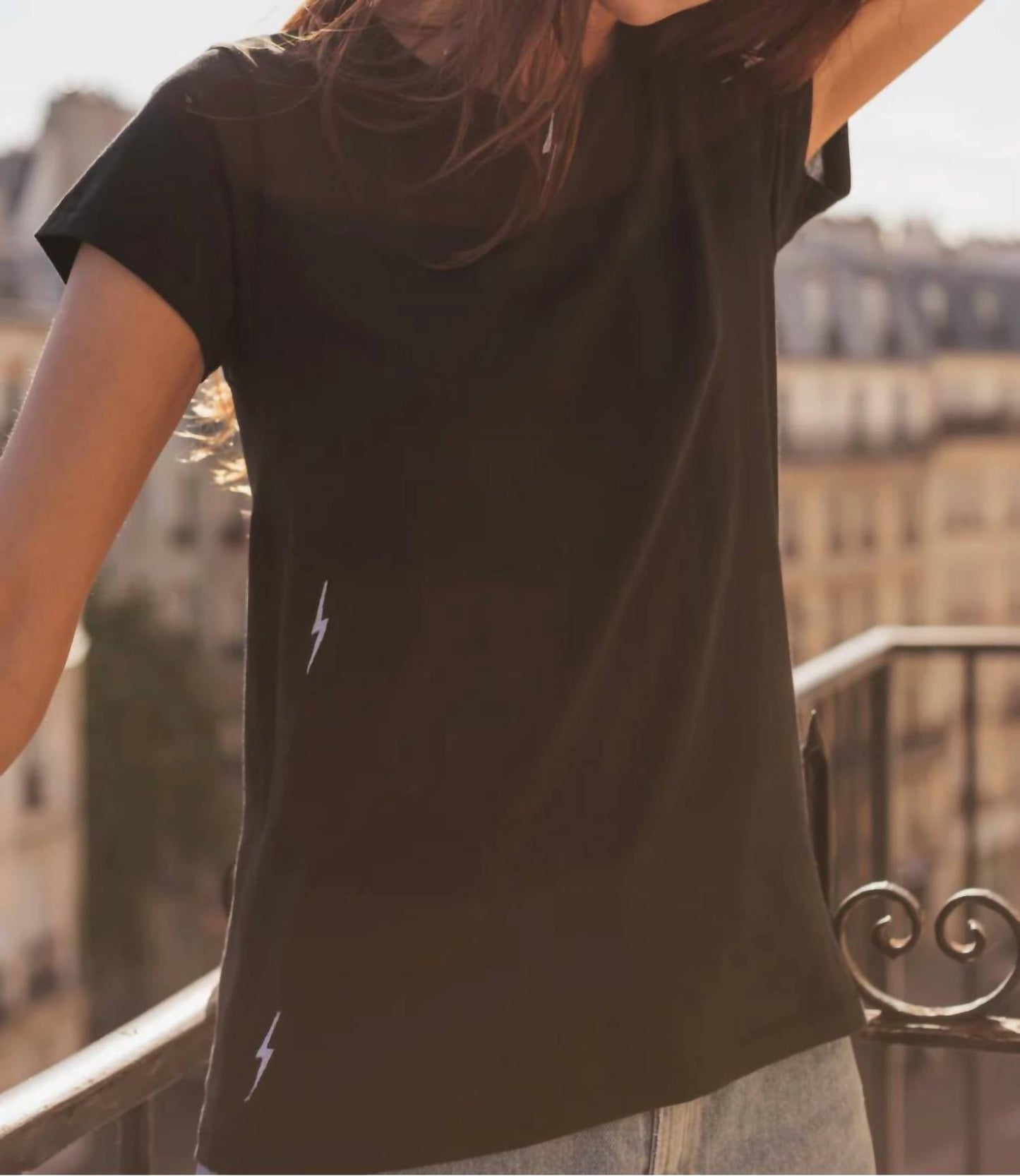 Catherine Gee - Bolt Embroidered T-shirt