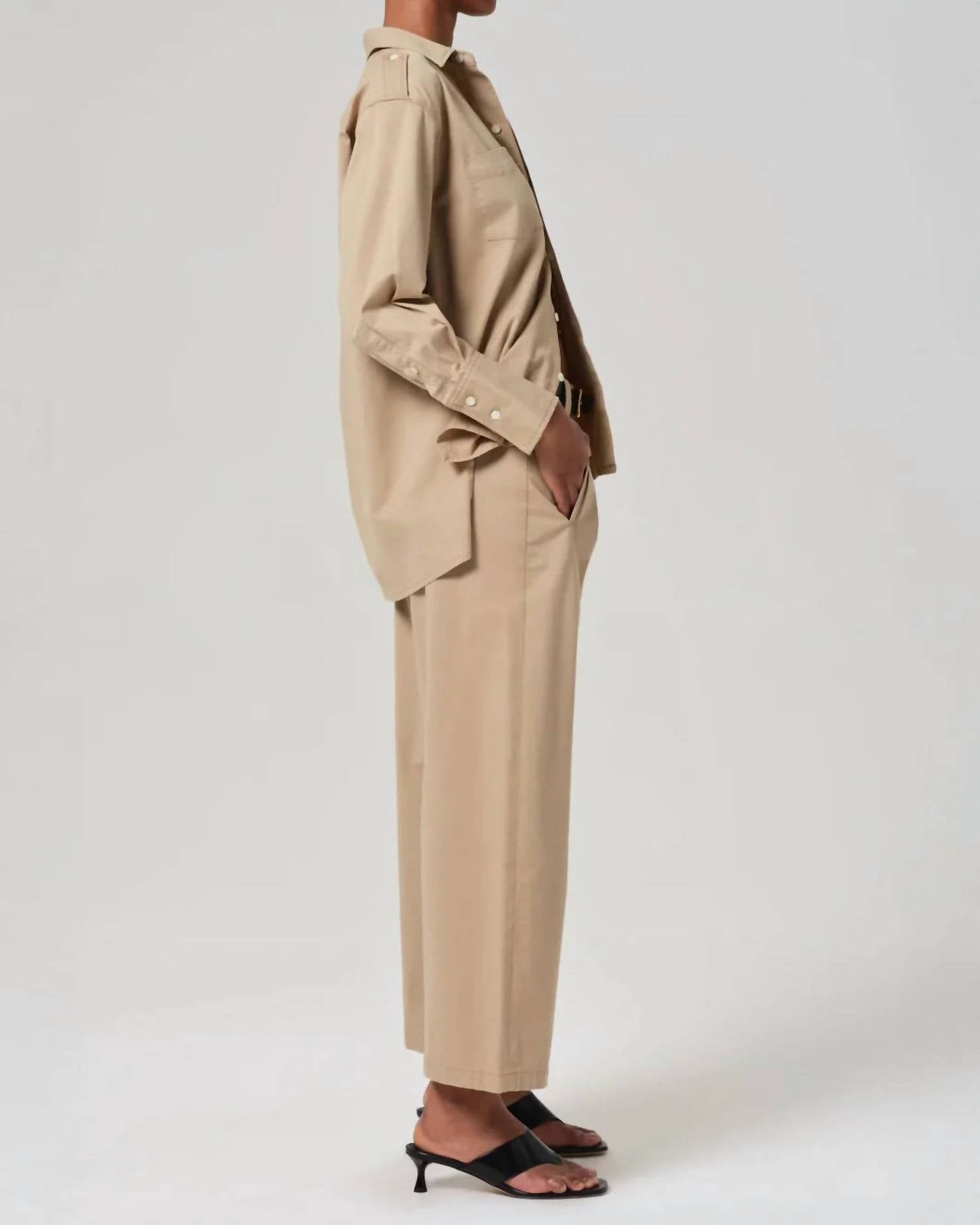 Citizens Of Humanity - Cara Cropped Pleated Trouser