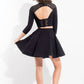 Rachel Allan - Lace And Jersey Two-piece Cocktail Dress