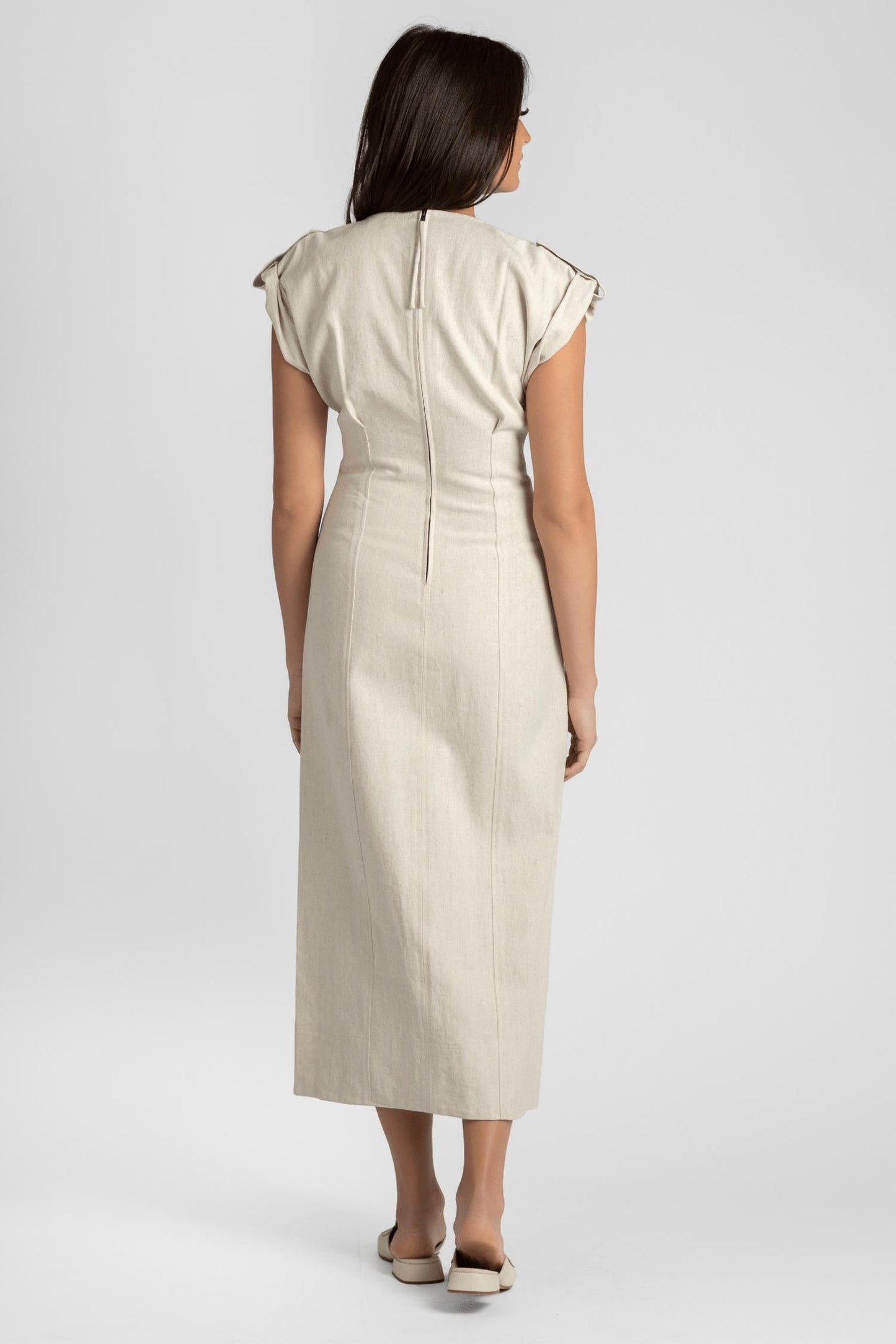 Apiece Apart - Women's Flax Shift Maxi Dress