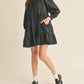 &Merci - Tiered Button Down Mini Dress