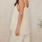 Milio Milano - Italian Linen Adjustable Strap Tank Top