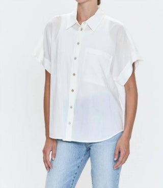 Pistola - Donnie Short Sleeve Button Up Top