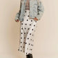 Davi & Dani - Mesh Stiching Button Down Jacket