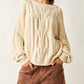 Free People - Frankie Cable Sweater