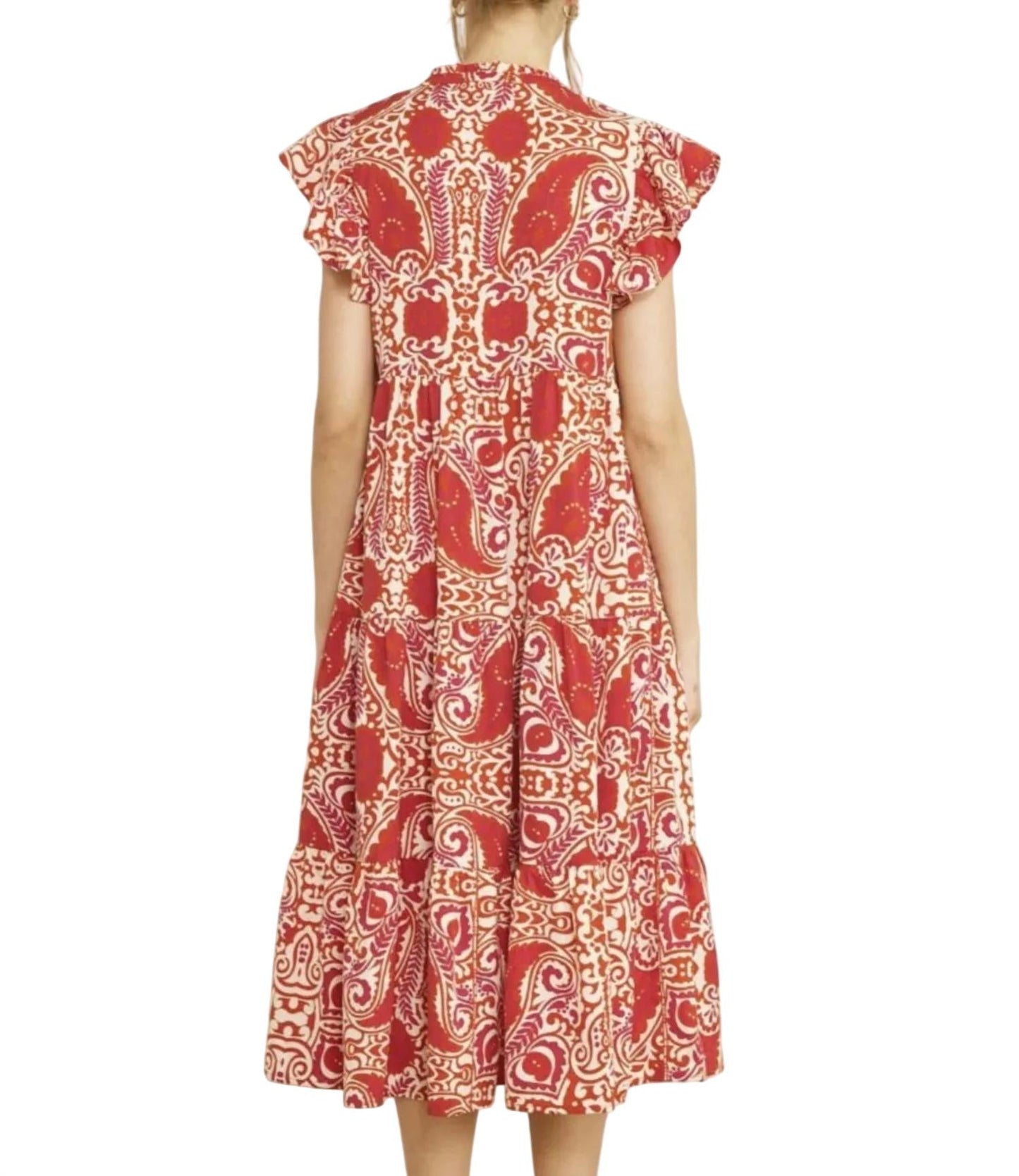 Entro - Print Midi Dress