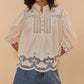 Farm Rio - Romantic Richelieu Blouse