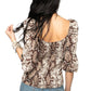 Buddylove - Snake Crop Top