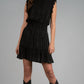 Elan - Clara Mock Neck Mini Dress