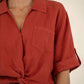 Kut From The Kloth - Rebel-knot Cuffed Sleeves Front Shirt