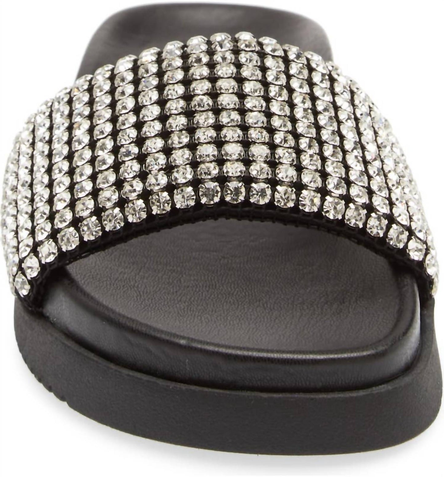 Steve Madden - Women's Marren Rhinestone Pool Slide Sandals