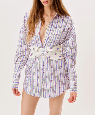For Love & Lemons - DAHLIA BOYFRIEND SHIRT