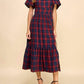Tcec - Countryside Chic Plaid Midi