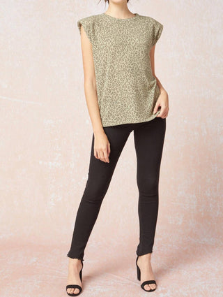 Entro - Leopard Tonal Top