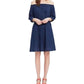 Madewell - Indigo Off Shoulder Mini Dress