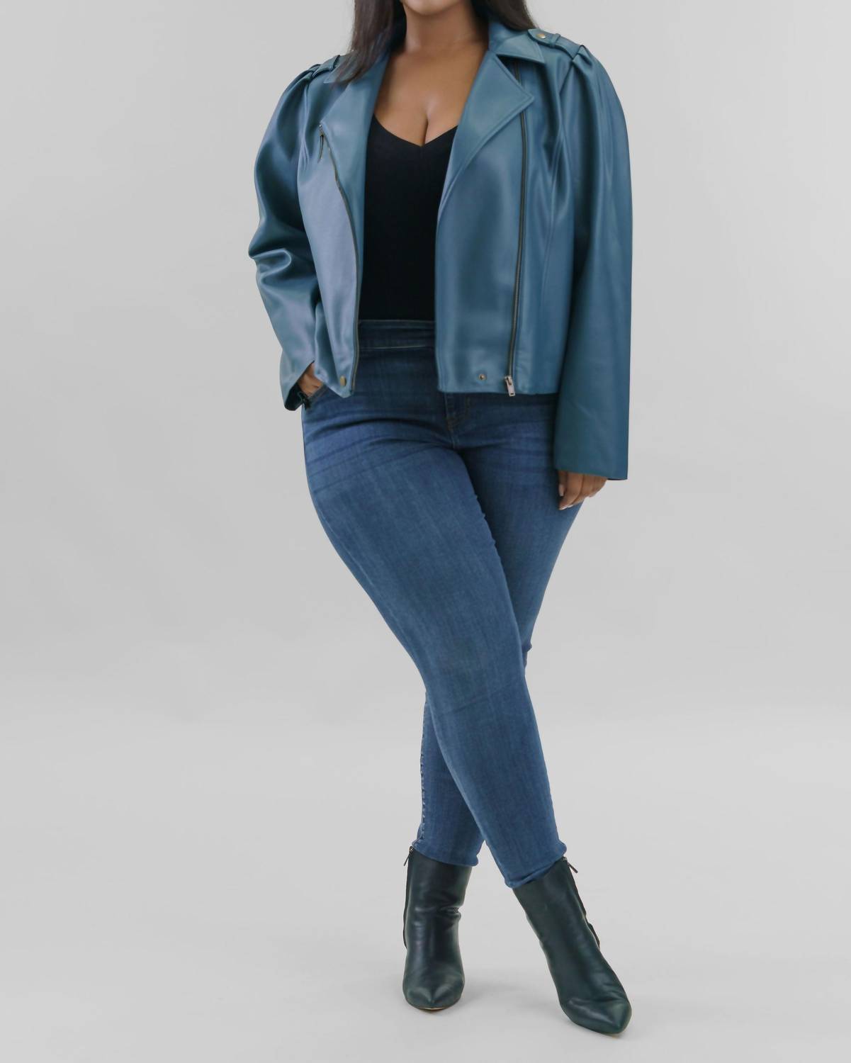 Marie Oliver - Maeve Moto Jacket - Plus