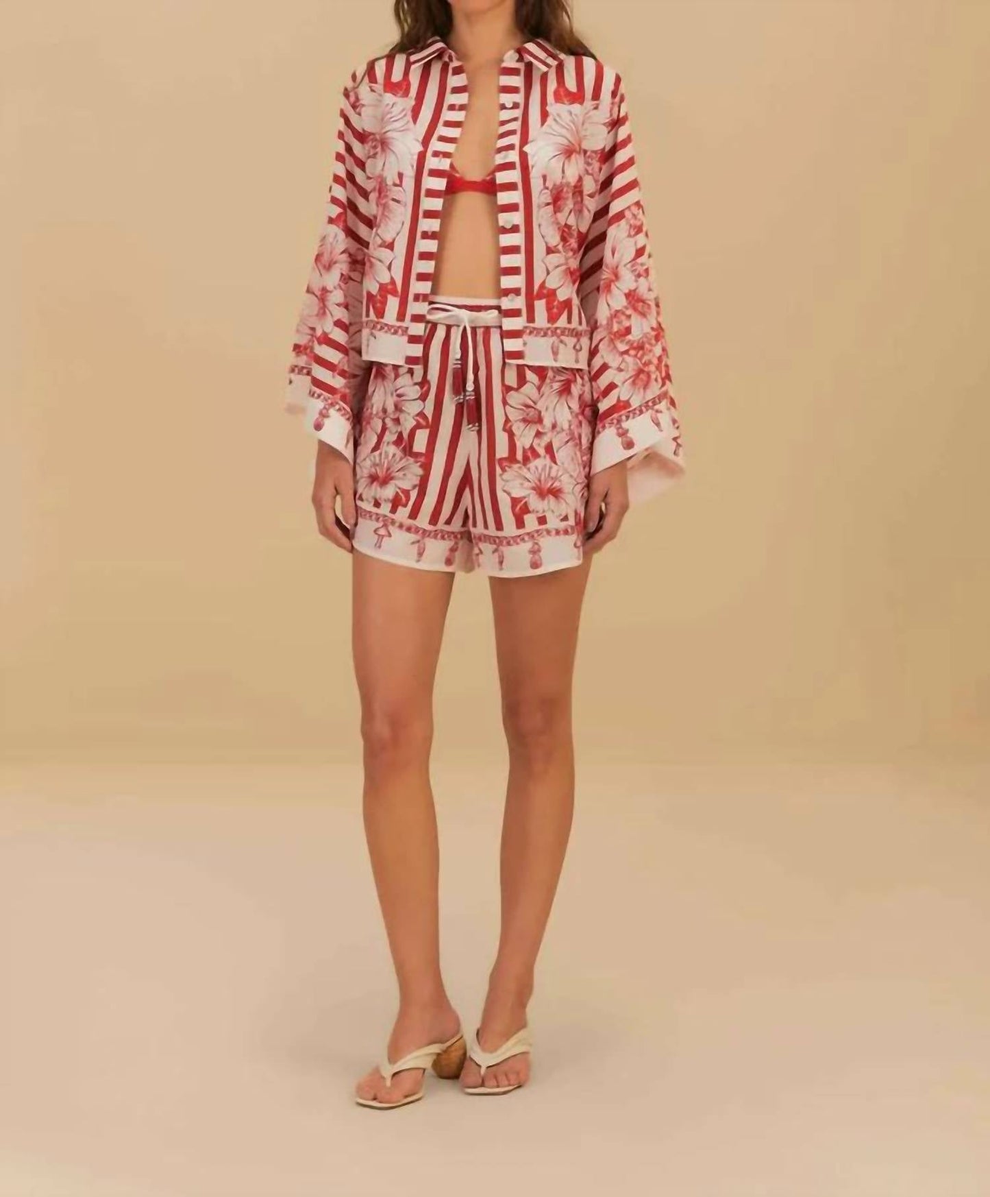 Farm Rio - FLORAL CHAINS SHORT