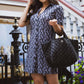 Ameliora - Small Quilted Tote Bag With Wallet & Crossbody Strap
