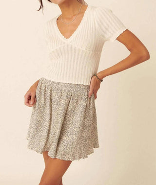 Promesa - Keep It Simple Scalloped Pointelle Crop Top