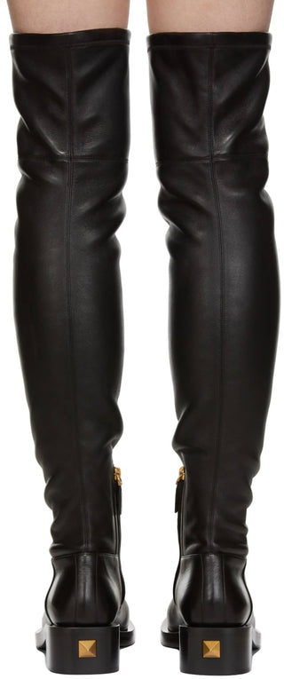 Valentino Garavani - Women Roman Stud Over-the-knee Boots