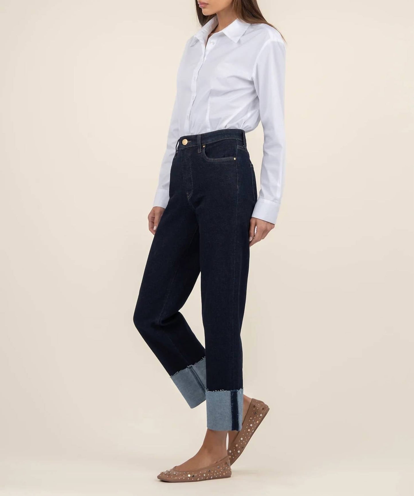 Kut From The Kloth - Fay High Rise Straight Leg Jeans