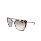 Tom Ford Sunglasses - Simona Butterfly Plastic Sunglasses with Silver Mirror Lens