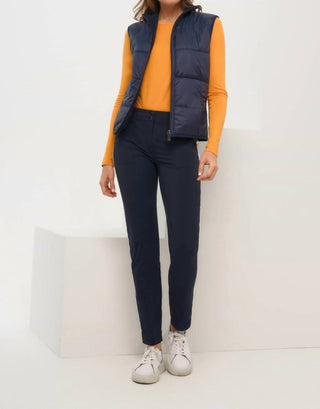 Anatomie - Terry Nylon Sweater Vest With Stripe