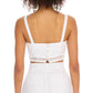 Allison New York - Elodie Linen Crop Top