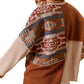 Bibi - Aztec Color Block Thermal Top - Plus