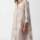 Joseph Ribkoff - Tropical Print Poplin Shirt Dress
