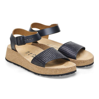 Birkenstock - Women's Glenda Raffia Leather Sandals - Medium/Narrow