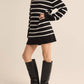 Z Supply - Fin Stripe Turtleneck Sweater Mini Dress