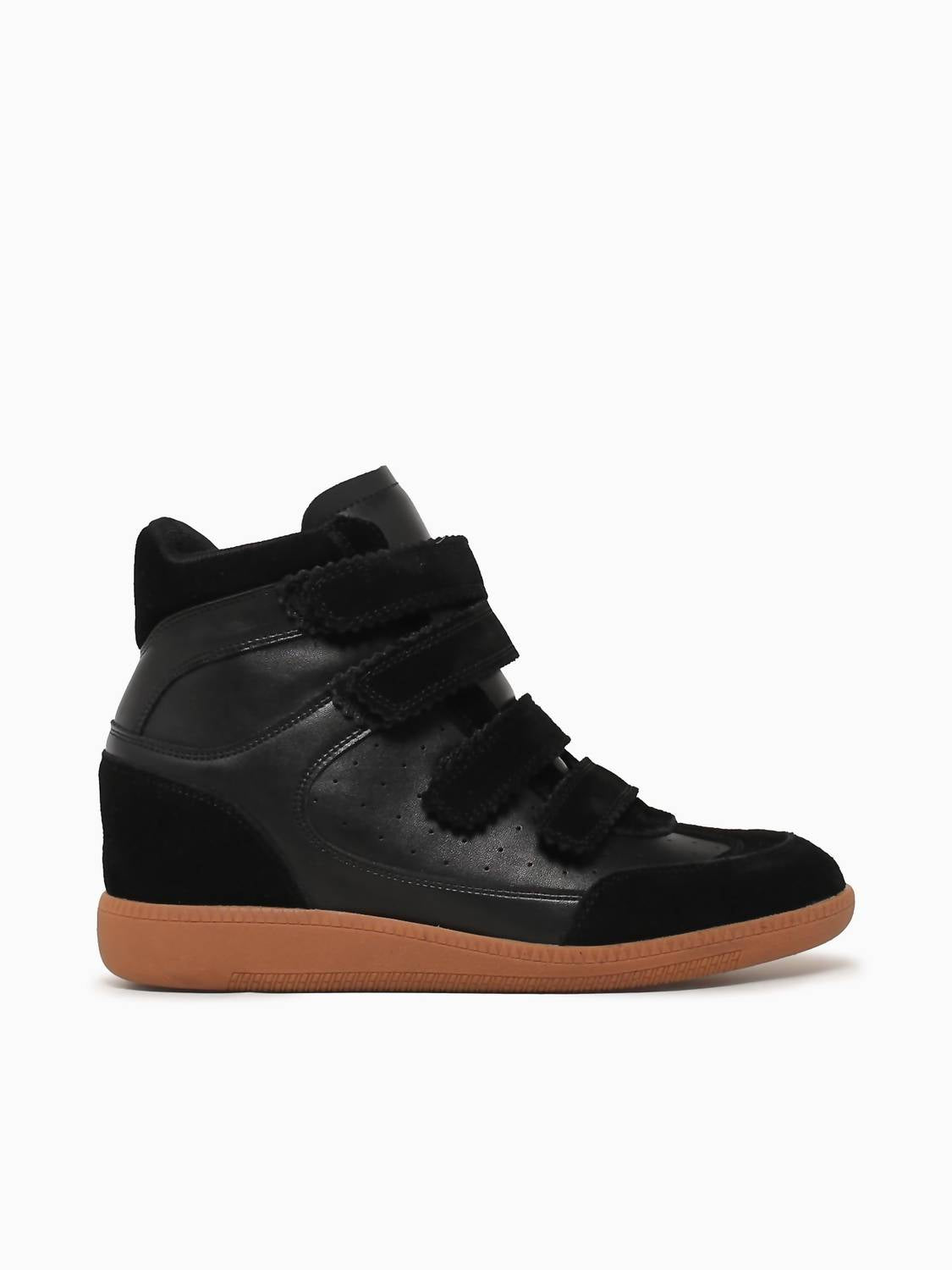 Steve Madden - Women's High Top Velcro Wedge Sneaker
