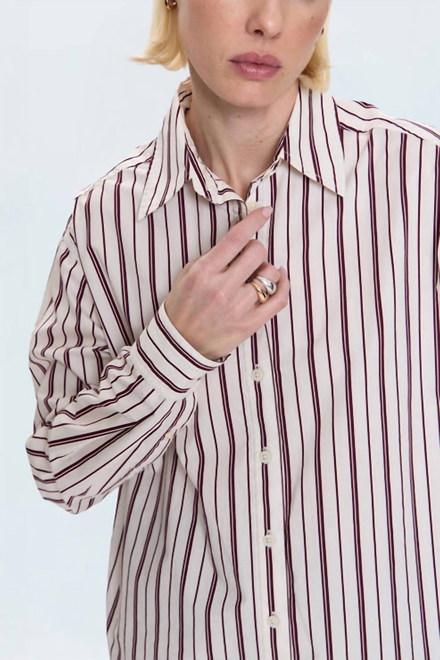 Pistola - Finlay Oversized Stripe Button Down Shirt