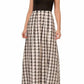 Adrianna Papell - Halter Neck Sleeveless Plaid Dress