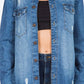 American Bazi - Chic Distressed Denim Jacket
