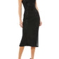 Mac Duggal - High Neck Halter Sleeveless Midi Dress