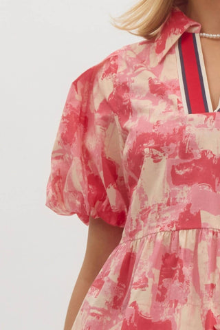 Entro - Abstract Print Top