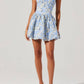 Astr - Larissa Floral Bubble Mini Dress