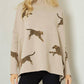 Entro - Leopard Poncho Tunic Sweater
