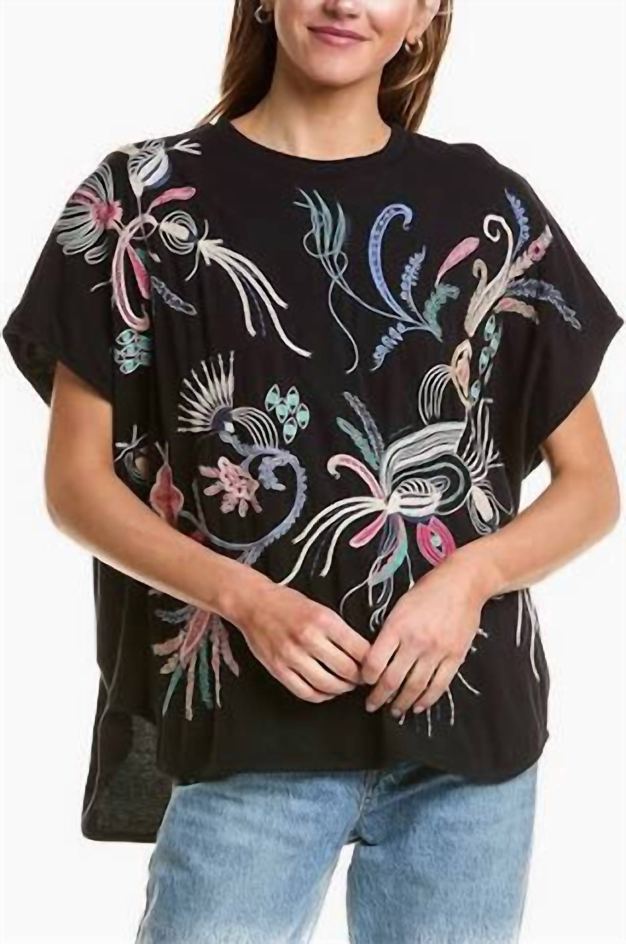 Johnny Was - Jersey Poncho Tee Antonella