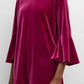 Caroline Rose - Bella Velvet Bell Sleeve Top