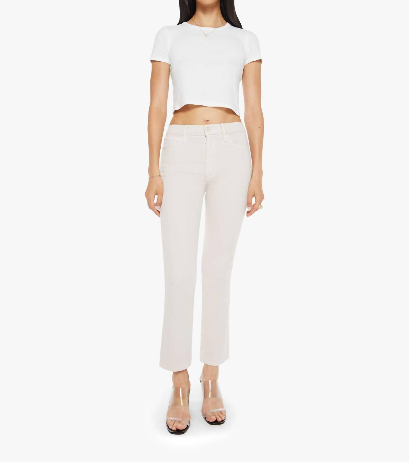 Mother - Mid Rise Smokin' Double Flood Jeans