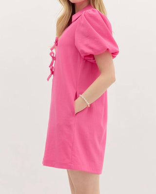 Entro - Bow Mini Dress