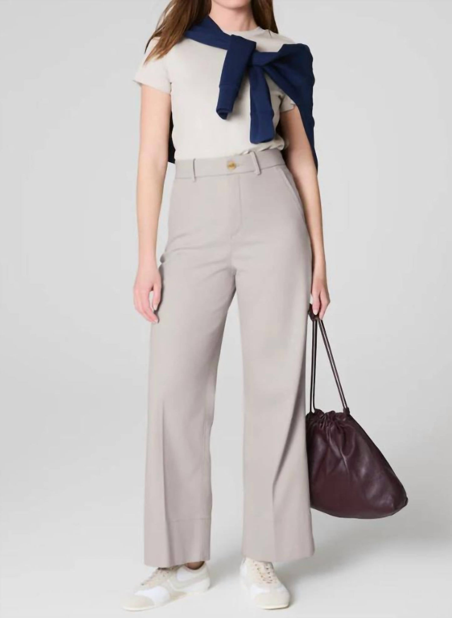 Spanx - Stretch Twill Cropped Wide Leg Pant