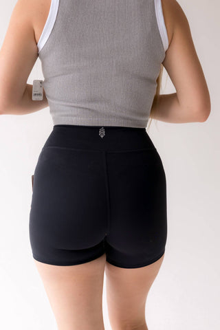Free People - Never Better Logo Bike Shorts