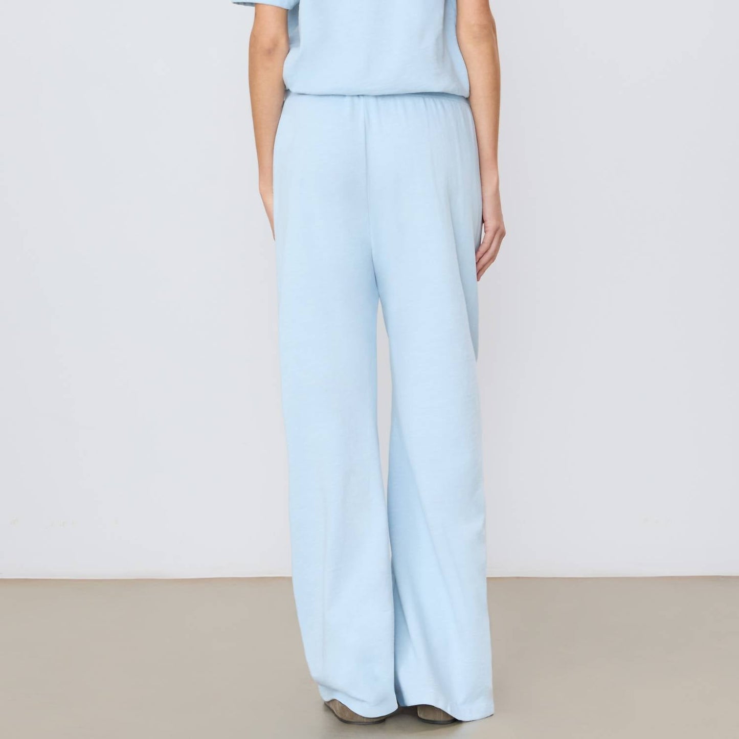 Eterne - Drawstring Wide Leg Pants